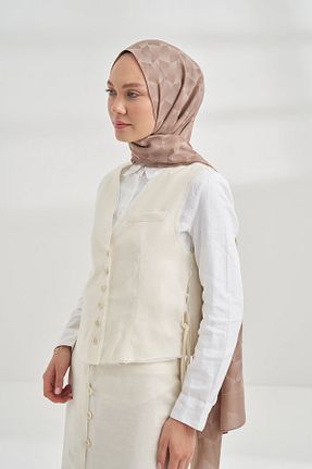 شال قهوه ای زنانه پلی استر ARMANDA - کد 867540276