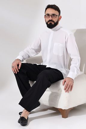 شلوار مشکی مردانه کتان Bilen Hediyelik - کد 867546318