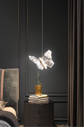 لوستر طلائی فلزی Luna Lighting - کد 867438877