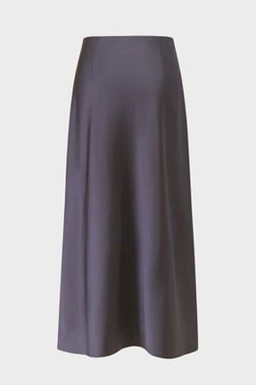 دامن طوسی زنانه پلی استر Tuba Butik - کد 790278672