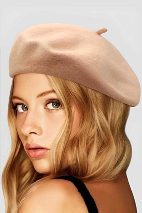 کلاه قهوه ای زنانه نمد Uniquetrenders - کد 867562590