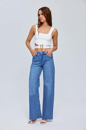 بلوز سفید زنانه ساده Tuba Butik - کد 828993915