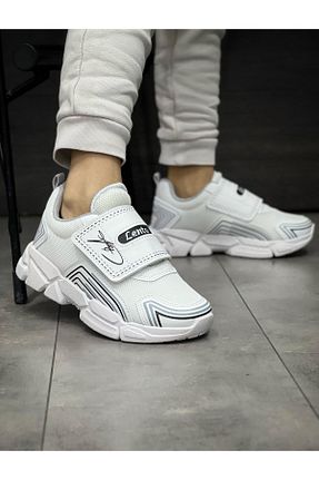 کفش اسنیکر سفید بچه گانه بند دار onexsports - کد 897983655