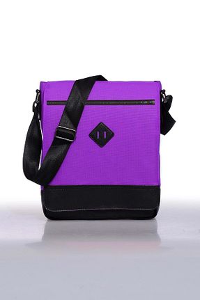 کیف پستچی بنفش زنانه پارچه ای Bagorama - کد 865810815