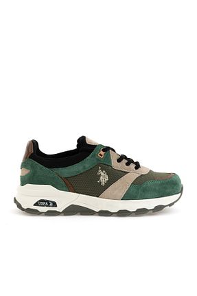 کفش اسنیکر سبز مردانه بند دار U.S. Polo Assn. - کد 867564684