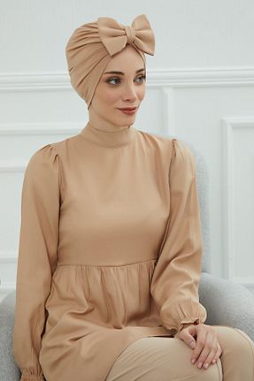 کلاه شنای حجاب قهوه ای زنانه Aisha