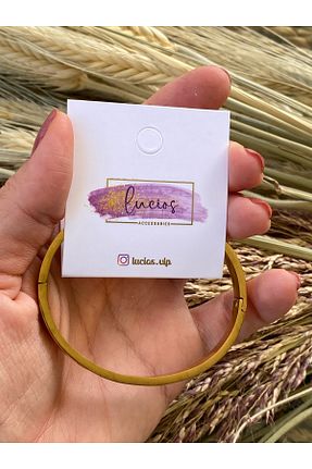 دستبند استیل (فولاد) طلائی زنانه استیل ضد زنگ Lucios - کد 867588643