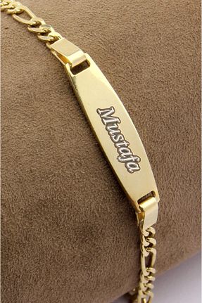 دستبند نقره طلائی بچه گانه 925 عیار Satürn Silver Kuyumculuk - کد 867586919