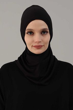 کلاه شنای حجاب مشکی زنانه Aisha