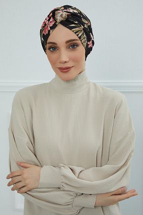 کلاه شنای حجاب مشکی زنانه Aisha