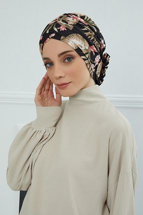 کلاه شنای حجاب مشکی زنانه Aisha