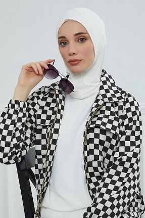 کلاه شنای حجاب بژ زنانه Aisha