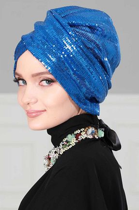 کلاه شنای حجاب سرمه ای زنانه Aisha