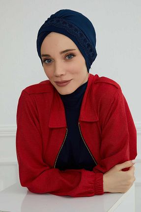 کلاه شنای حجاب سرمه ای زنانه Ayşe Tasarım - کد 63007149