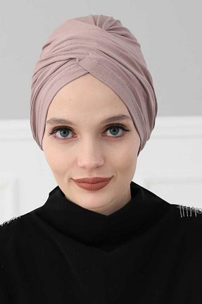 کلاه شنای حجاب قهوه ای زنانه Aisha