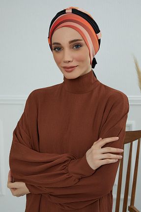 کلاه شنای حجاب مشکی زنانه Aisha