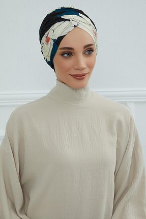کلاه شنای حجاب مشکی زنانه Aisha