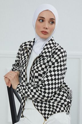 کلاه شنای حجاب سفید زنانه Aisha