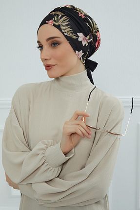 کلاه شنای حجاب مشکی زنانه Aisha