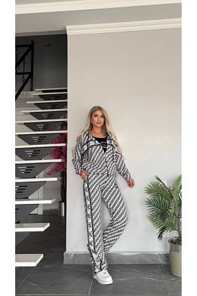 ست گرمکن مشکی زنانه پنبه - پلی استر - الاستین Original - کد 867591145