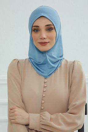 کلاه شنای حجاب آبی زنانه Aisha