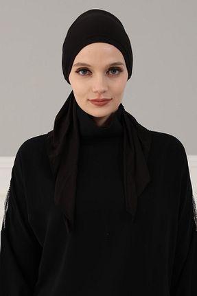 کلاه شنای حجاب مشکی زنانه Aisha