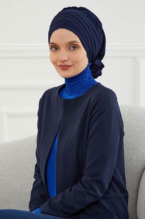شال سرمه ای زنانه شیفون Aisha