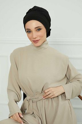 کلاه شنای حجاب مشکی زنانه Aisha
