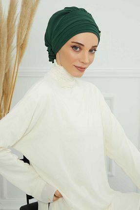 شال سبز زنانه شیفون Aisha