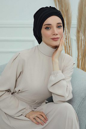 شال مشکی زنانه شیفون Aisha
