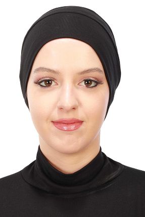 کلاه شنای حجاب مشکی زنانه Aisha