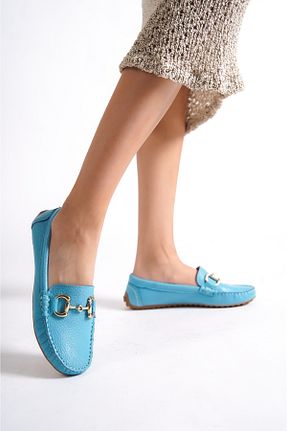 بابت آبی زنانه چرم خالص Mubiano - کد 741571596