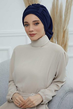 شال سرمه ای زنانه شیفون Aisha