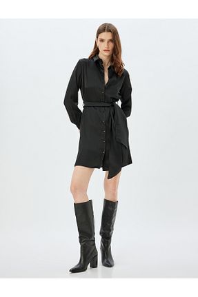 لباس مشکی زنانه بافتنی Koton - کد 856882581