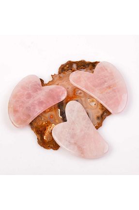 ابزار ماساژ صورت صورتی Gua Sha Taş Sandığı - کد 57657566