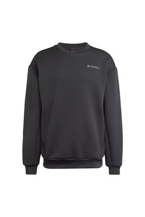 سوئیشرت مشکی مردانه ساده adidas - کد 839634035