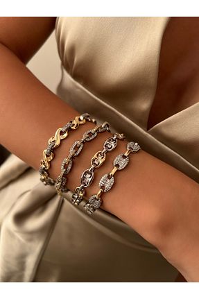 دستبند استیل (فولاد) بژ زنانه استیل (فولاد) İNN JEWELLERY - کد 867665311
