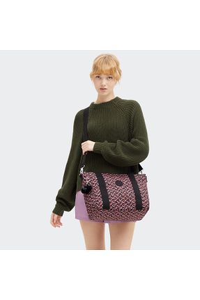 کیف دوشی زرشکی زنانه پارچه ای Kipling - کد 868887220