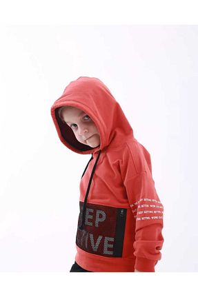 سوئیشرت نارنجی بچه گانه نوشته / شعار BOBBY JR KİDSWEAR - کد 868524353