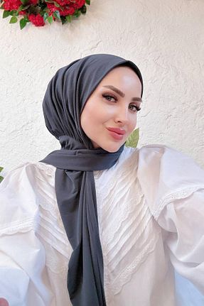 شال طوسی زنانه پنبه پلی استر SAYRA - کد 867680211