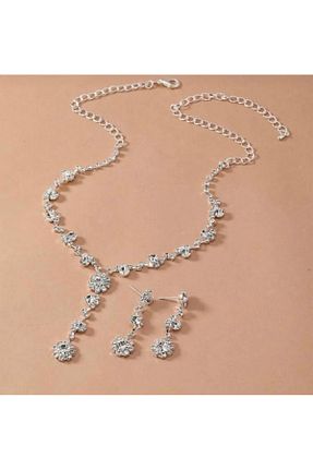 گردنبند جواهر زنانه سنگ طبیعی Nakla Accessories - کد 867677104