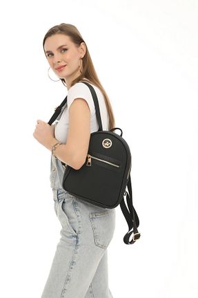 کوله پشتی مشکی زنانه سایز متوسط Beverly Hills Polo Club - کد 773317739