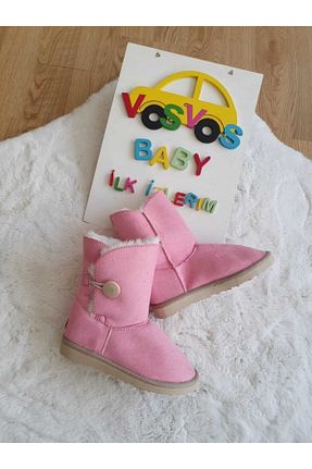 بوت / نیم بوت صورتی زنانه پاشنه نازک VOSVOSBABYSTORE - کد 166243779