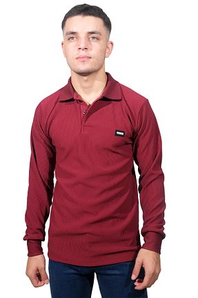 پلیور زرشکی مردانه ساده Booss Milano - کد 364504527
