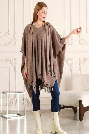 پانچو قهوه ای زنانه اکریلیک Cockatoo - کد 867691465