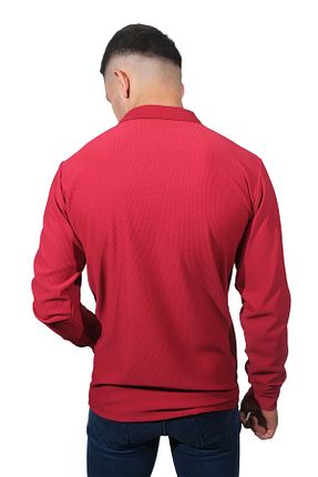 پلیور قرمز مردانه ساده Booss Milano - کد 364481363