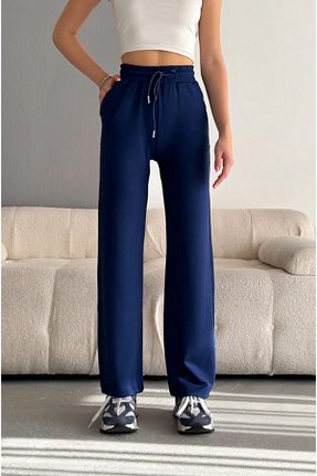 شلوار گرمکن حجاب سرمه ای زنانه پاچه گشاد winmoda - کد 867738326