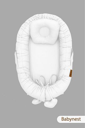 ست لحاف و روکش لحاف و روکش بالش کودک و نوزاد سفید پنبه ای mordesign - کد 821327343