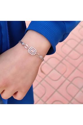 دستبند نقره رنگی زنانه 925 عیار Güler Yüzlü Silver - کد 822301385