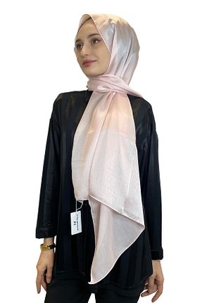 شال صورتی زنانه شیفون Madame Polo - کد 867743561